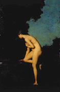 Jean-Jacques Henner La Fontaine oil painting reproduction